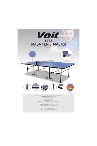 Voit Ttb3 Masa Tenisi Masası