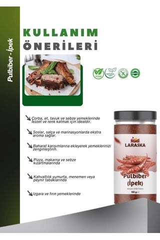 Pulbiber İpek 50g Aleppo Chilli Flakes