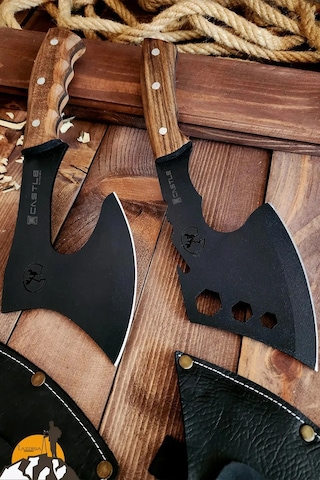 Outdoor Balta 2'li Kamp Baltası Nacak Budama Baltası Ahşap Sap X