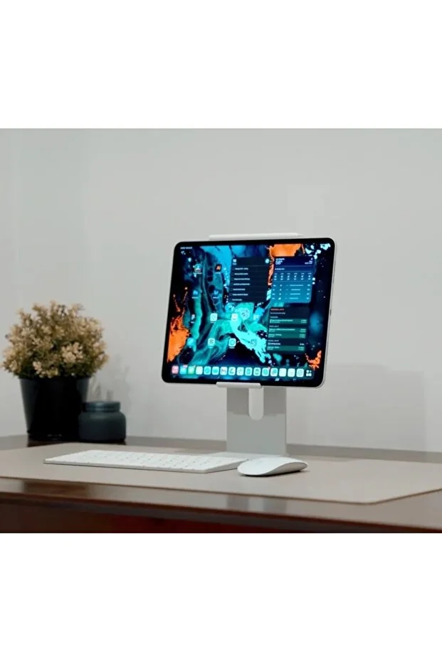 Apple Uyumlu iPad Studio Standı Minimal Tablet Çalışma Ve Çizim Standı