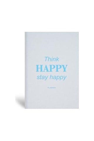 15x21 Keten Süresiz Planlayıcı Ajanda Defter Mavi 103 Ivory