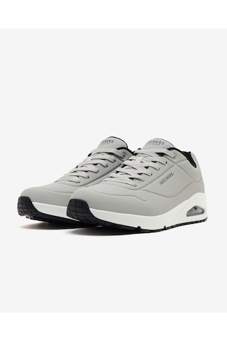 Skechers Uno - Stand On Aır Erkek Gri Sneakers 52458 Lgbk Gri