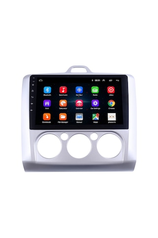 Exvol Ford Focus 2 Multimedya 9 İnc Ips Ekran Android 10 Sürüm 2+32 GB
