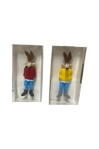 16 Cm Kolleksiyonluk Hediyelik Masa Üstü 3d Baskı Coyote Fiğür 8494