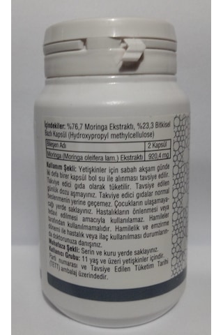 Ersağ Moringa Gıda Takviyesi