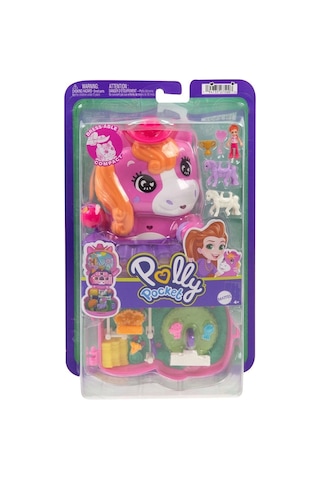 Jcr39 Polly Pocket Midilliyle Rodeo Heyecanı Mikro Oyun Seti Standart