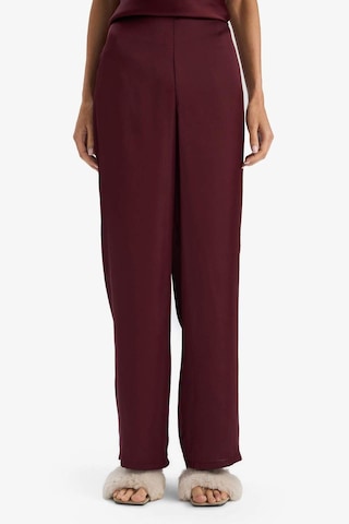 Defacto Regular Fit Uzun Boy Saten Alt-fall İn Love G1671ax25aubr210 Bordo-br210