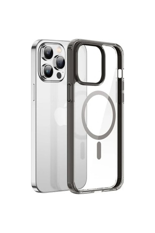 Dux Ducis Clin Mag Series İphone 14 Pro 6.1 Magsafe Uyumlu Manyetik Silikon Kılıf- 5775 Gri