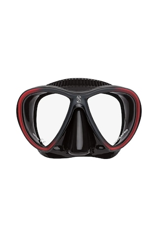 Scubapro Synergy Twin Dalış Maskesi Siyah/kırmızı Siyah - Kırmızı