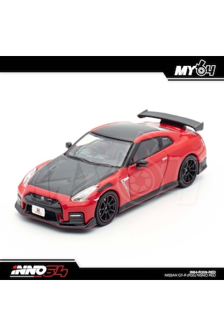 Inno 1/64 Nissan Gt-r R35 Nismo Red Çok Renkli