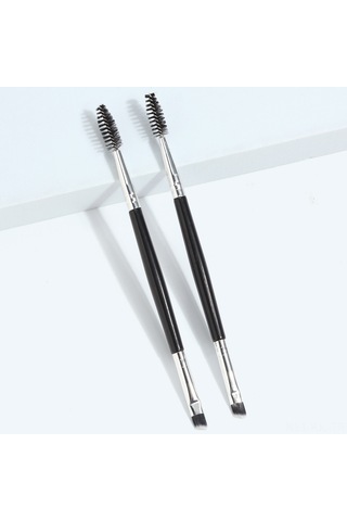 Gajeena Maange 2'li Çift Uçlu Kaş & Kirpik Fırçası - Pratik Makyaj Aracı