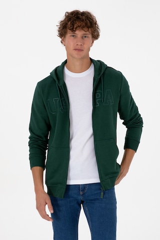 U.s. Polo Assn. Erkek Koyu Yeşil Hırka Örme 50313719-vr079 Koyu Yesıl