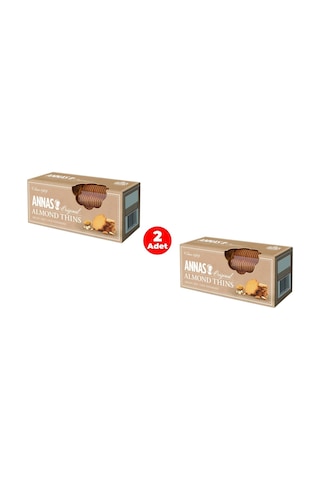 Annas Orginal Almond Thins Bademli Bisküvi-kurabiye 150 Gr 2 Adet