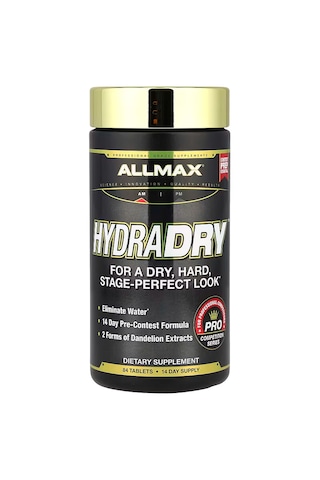 Allmax Hydradry Diuretic Water Pills Weight Management 84 Tablet - Su Atıcı Aromasız