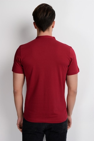 T8560 Dewberry T-shırt-açık Bordo
