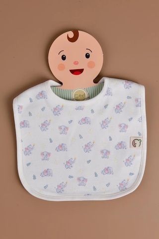 E&f Store Kız Bebek 3'lü Sıvı Geçirmez Mama Önlüğü Seti - Model 2 Çok Renkli