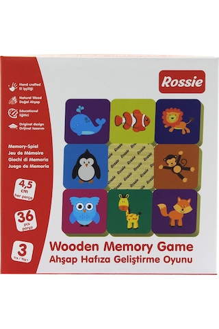 Rossie Ahşap Hafıza Geliştirme    Oyunu - Memory Game