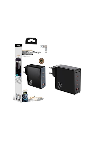 140w Gan Pd Hızlı Şarj Adaptörü 1xusb 3xtype-c Laptop Ve