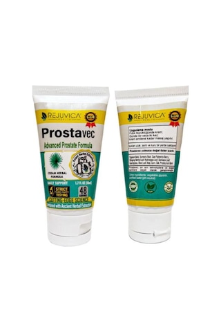 Prostavec Advancede New Formula Erkeklerin Özel Sorununa Destekleyici Bakım Masaj Kremi 50 Ml.