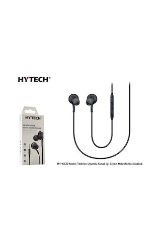 Hytech Hy-xk20 Mobil Telefon Uyumlu Kulak İçi Siyah Kulaklık Kdo