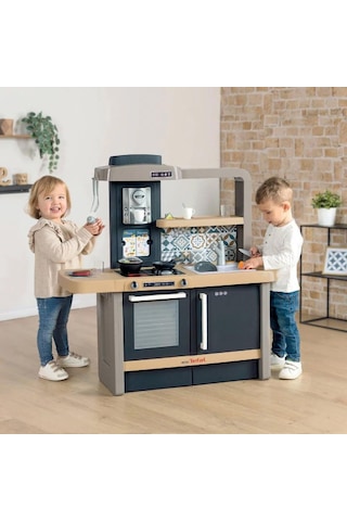 İnteraktif Tefal Evo New Yükseklik Ayarlı Çocuklar İçin Mutfak Oyun Seti Yeni