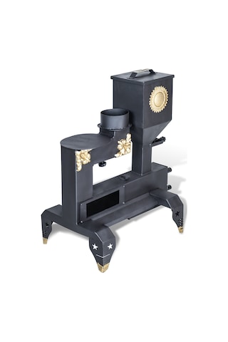 Etinova Pelet Soba M001 Mini Pelet Sobası Desenli Model