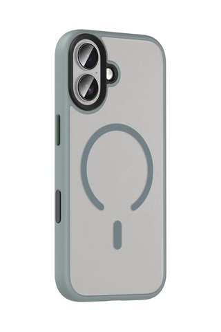 Apple iPhone Uyumlu 17 Megane Magsafe Kapak - Titan Gri