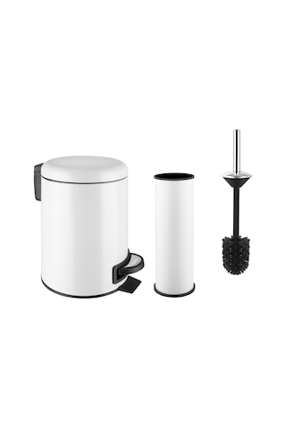 Siliwax İkili Banyo Seti - Beyaz 3 L Beyaz