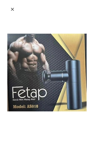 Fetap As010 Güçlü Masaj Aleti Gri - Siyah