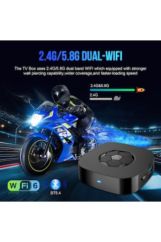 Android Tv Box 8k Android Tv Stick Kablosuz Yayın Netflix Youtube Prime Videoıptv Destekli 2gb+16gb