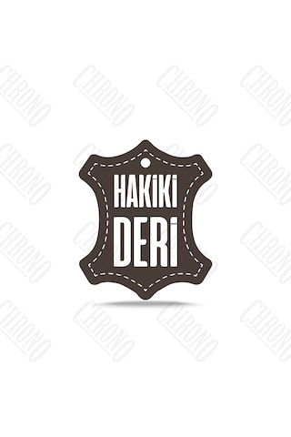 18mm Siyah Floter Hakiki Deri Saat Kordonu Kayış