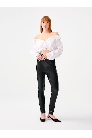 LOFT Crop Kadın Gömlek U.kol Lf2037925 Q1.v1 Beyaz