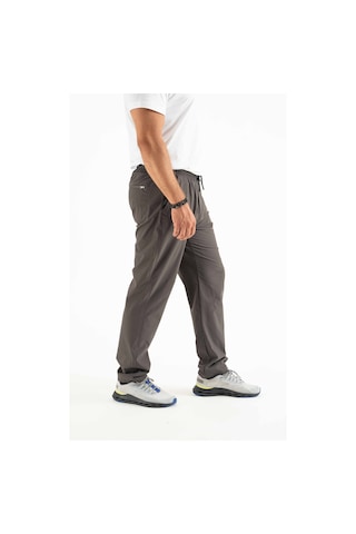 Longberg Erkek Beli Lastikli Bağcıklı Mevsimlik Jogger Spor Pantolon Antrasit
