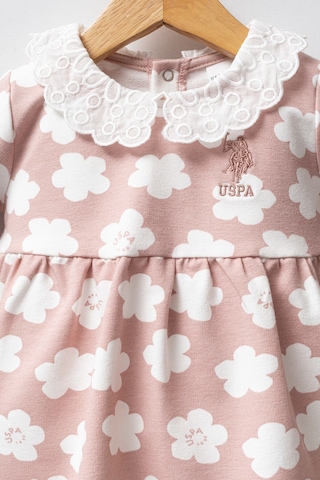U.S. Polo Assn. Kız Bebek Pembe Elbise Pembe