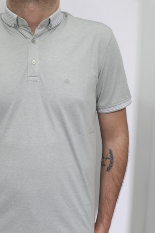 Santa Dmc Tekstil Erkek Düz Spor Kesim Normal Kalıp Polo Yaka T-shirt Yeşil