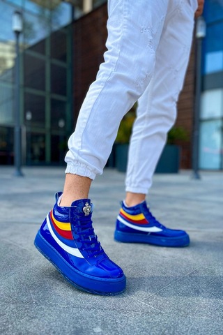 Ch973 - Majesty Mt Erkek Bot Lacıvert Çok Renkli