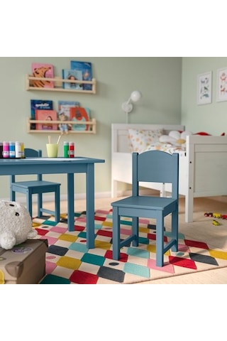 Ikea Sundvık Çocuk Sandalyesi, Mavi
