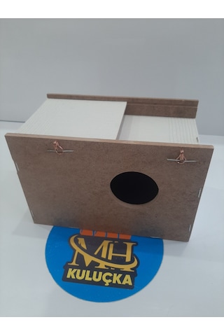 Mh Muhabbet Kuşu İçin Ahşap Yuvalık 2 Adet