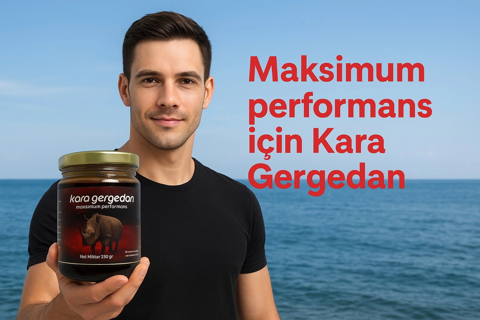 Kara Gergedan Performans Macun 240 Gr
