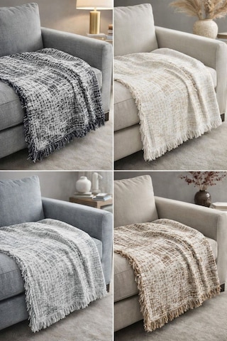 %100 Pamuk Koltuk Örtüsü Siyah Oturma Ve Sırt Kısmını Kaplayan Koruyucu Örtü 180 X 220