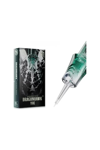 Dragonhawk Yue 0803 Rl 3 Rl 0.25 Mm Round Liner Long Taper Kartuş Dövme İğnesi 20 Adet