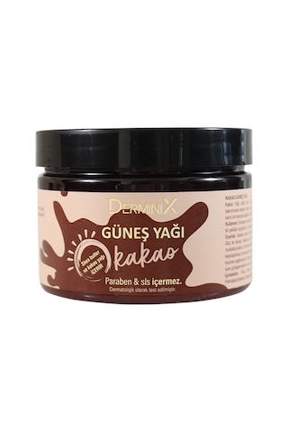 Derminix Bronzlaştırıcı Kakao Güneş Yağı 125 ML