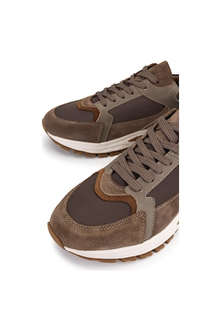 Tamer Tanca Erkek Deri & Tekstil Kahverengi Sneakers & Spor Ayakkabı 1163 2008 Erk Ayk Y26 Kahve Kms