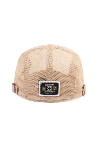 Erkekler İçin Yazlık Nefes Alabilen Ördek Ağızlı Güneşten Koruyucu Şapka Serin Tutan Açık Havada Kullanıma Uygun Bej