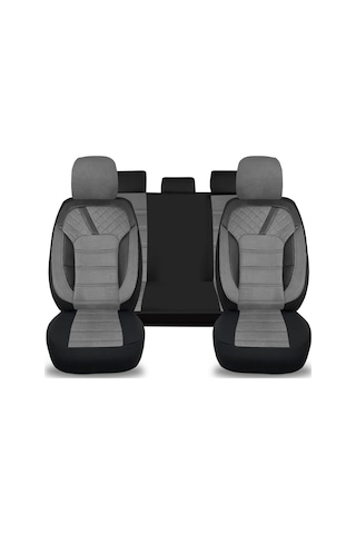 Jeep Compass 1 2007 - 2010 Uyumlu Gri Tay Tüyü Koltuk Kılıfı