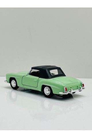 Mercedes 190 Sl 1955 Model 1/36 Çek Bırak Metal Araba Yeşil