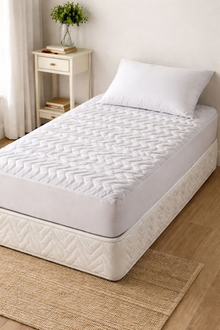 Özdilek Fitted Alez Tek Kişilik 100 200+35 Beyaz