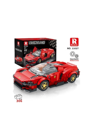 Reobrix Creator 11027 Ferrari Daytona Sp3 Spor Araba Yaratıcı Yapı Blok Seti Building Blocks - 350 Parça