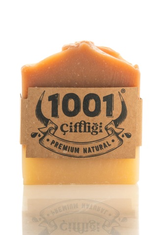 1001 Çiftliği El Yapımı Doğal Sarı Kantoronlu Sabun