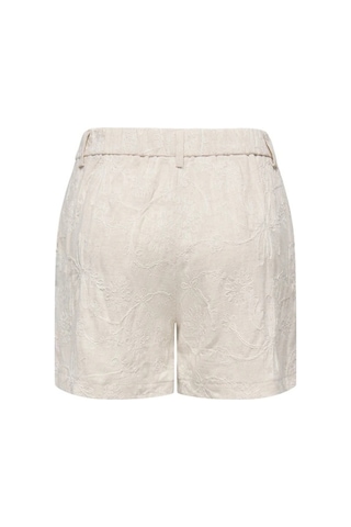 Only Onlsiesta Regular Fit Yüksek Bel İşlemeli Short Bayan Short 15374119 Taş